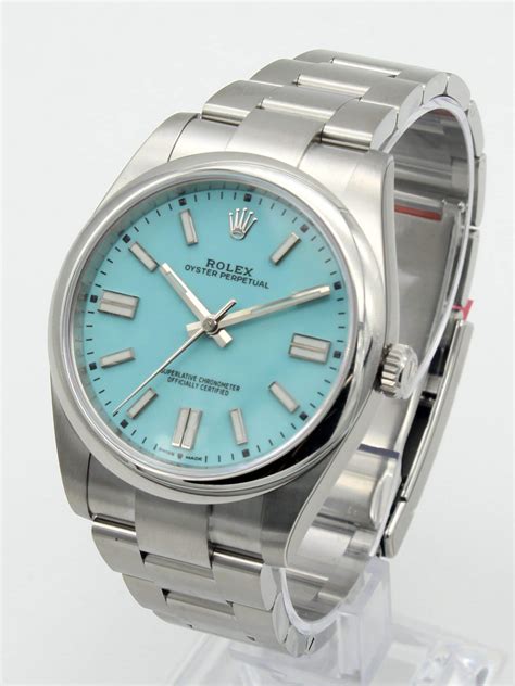 women's rolex with blue face|rolex tiffany dial.